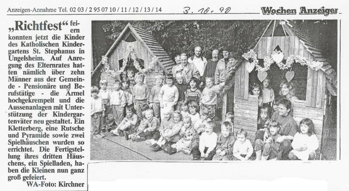 1990 10 03 richtfest kindergarten